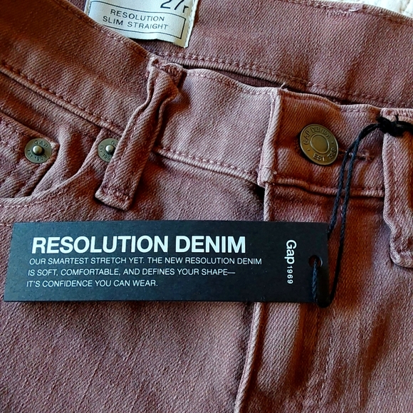 Gap Resolution Slim Straight pants Size 27 NWT - Picture 12 of 12